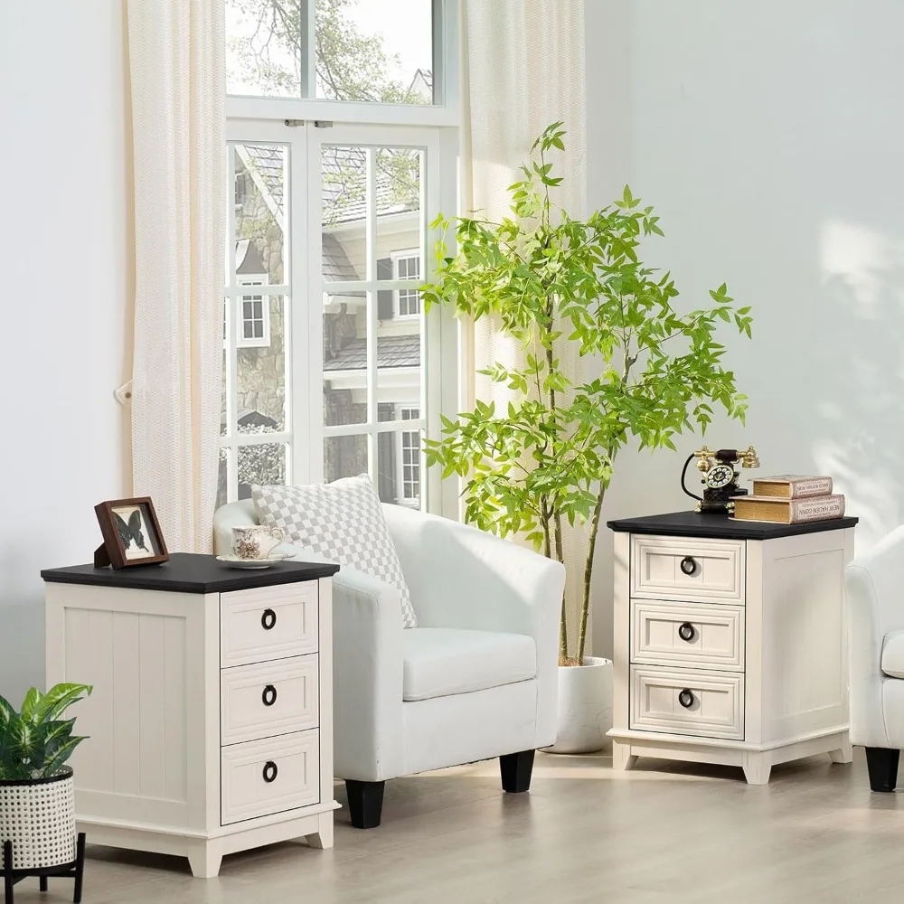 3-Piece Farmhouse Coffee Table Set with Storage and Large Counter Height Furniture