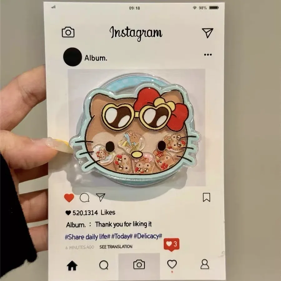 新しい漫画の泣き虫赤ちゃん、マグセーフ磁気ホルダーに適しています、携帯電話エアバッグ、デスクトップ、強力な吸着、サムスン、シャオミ用