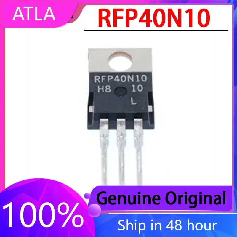 10PCS RFP40N10 40N10 40A 100V Field-effect MOSFET TO-220 NPN Channel Brand New