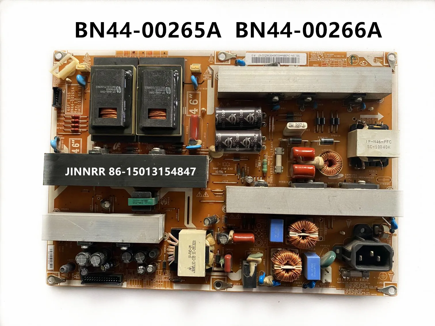 Original LA46B550K1F LA46B530P7R power board  BN44-00265A BN44-00266A i46f1/2-9ss 100% easy to use after testing