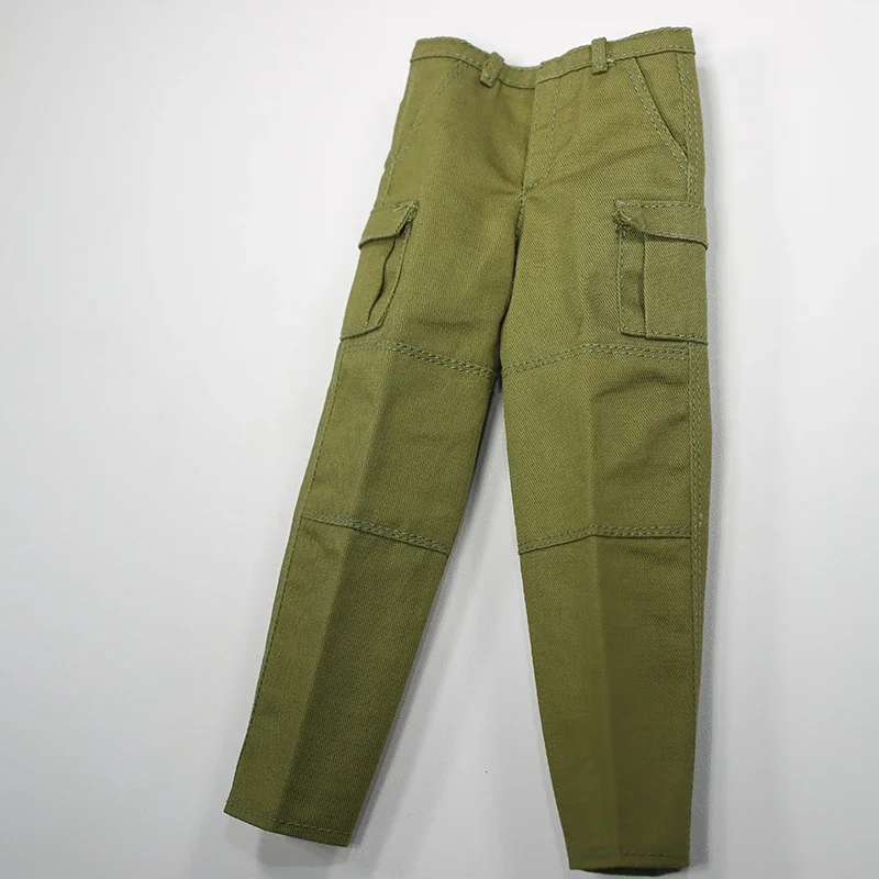 1/6 Scale Male Soldier Overalls Pocket Pants Trousers Model for 12in Action Figure Doll Toys