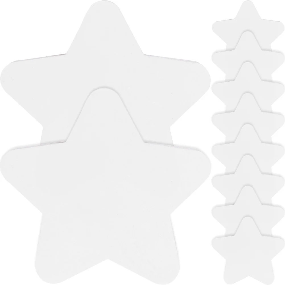 

10Pcs Artist Painting Board Star Shaped Canvas Oil Acrylic Drawing Panel for Creativity and Imagination