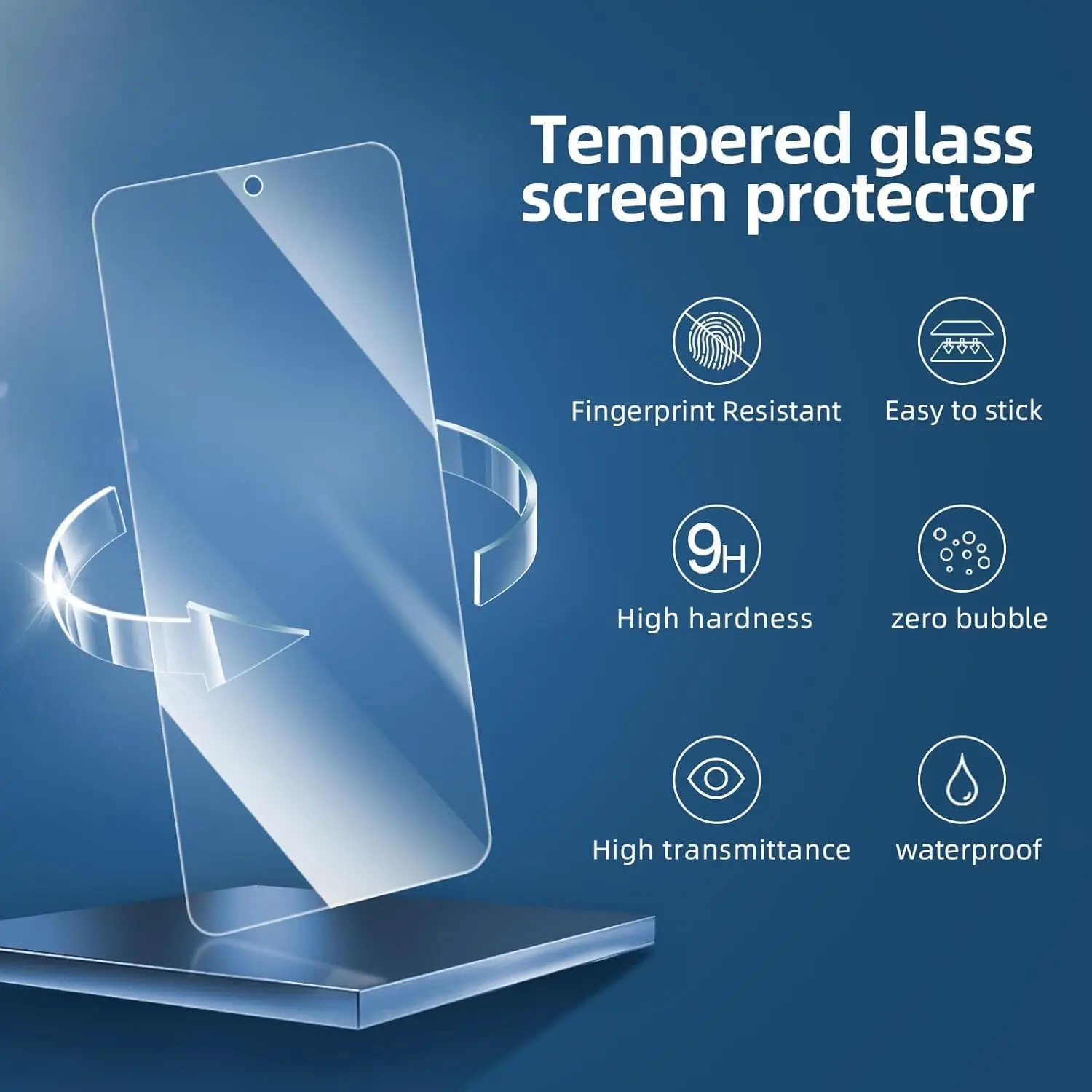 99D tempered glass screen protector for Samsung Galaxy S23FE 5G, 1 to 4PCs