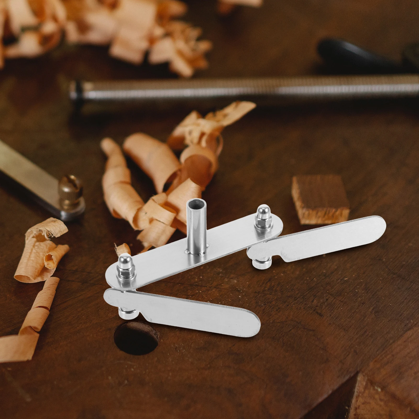 

Adjustable Marking Gauge Pliers Center Scriber Woodworking Tool 060Mm Precision Ruler Clamp Steel Parallel Scribing Gauge Angle