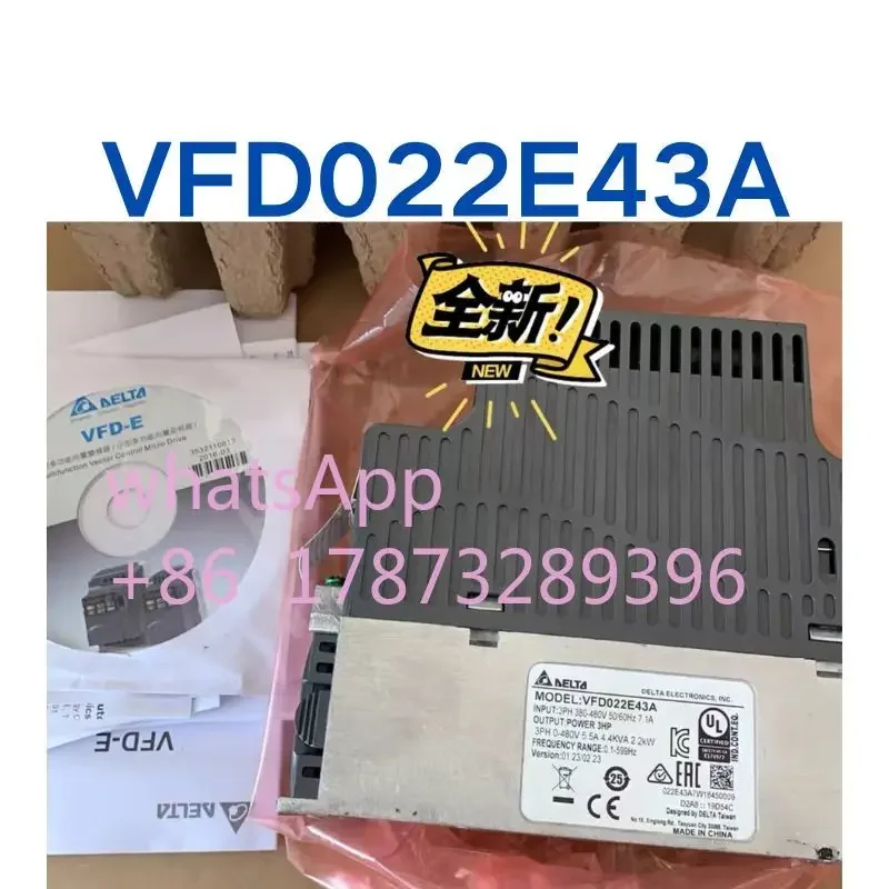 New VFD022E43A inverter 2.2KW fast delivery