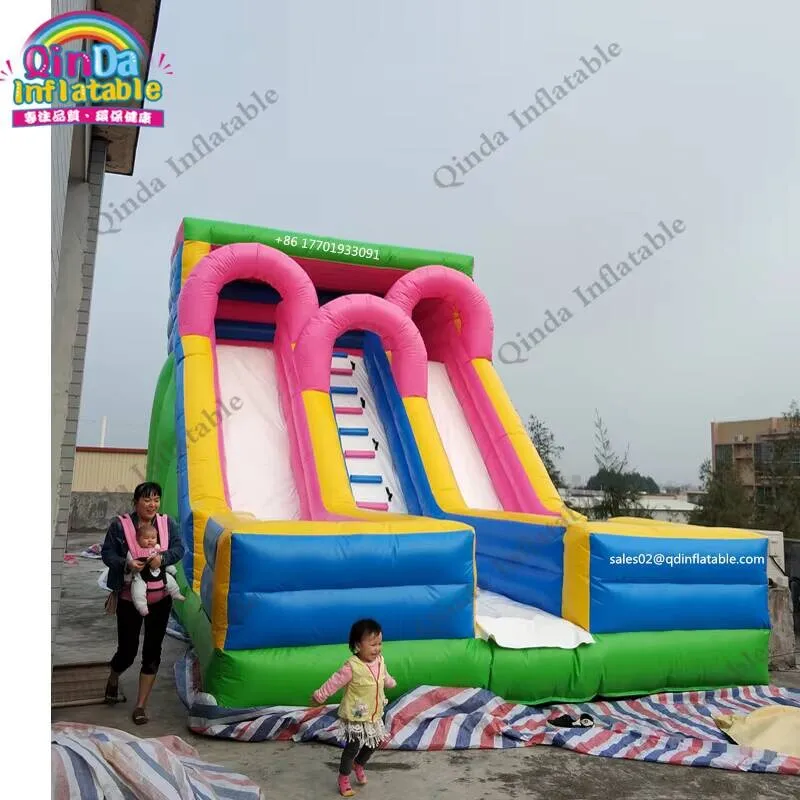 สไลเดอร์เป่าลมขนาด 8 ม.*4.5 ม.*5 ม. สำหรับผู้ใหญ่และเด็ก สไลเดอร์เด้งดึ๋ง อุปกรณ์สนามเด็กเล่น เกมกีฬา สไลเดอร์