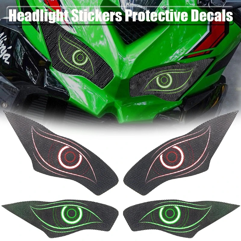 

Fit For ZX-4R ZX4R ZX 4R ZX-4RR ZX4RR ZX-25R 2023 2024 Motorcycle Headlight Stickers Headlamp Guard Decal Accessories