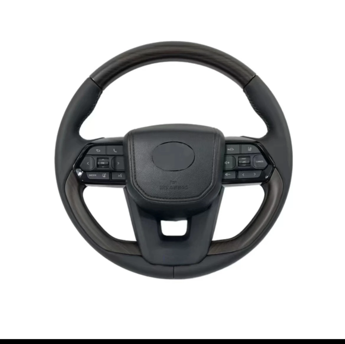 Upgrade LC300 GR Peach wood Steering wheel For Toyota LAND CRUISER LC95 LC120 LC150 LC200 2000-2021（2 prices）