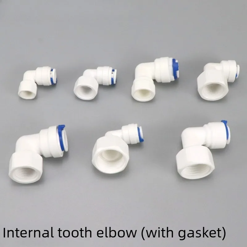 Water Filter Elbow Quick Connector Male Female Right Angle Fitting PE Tube Push-in Plug Elbow