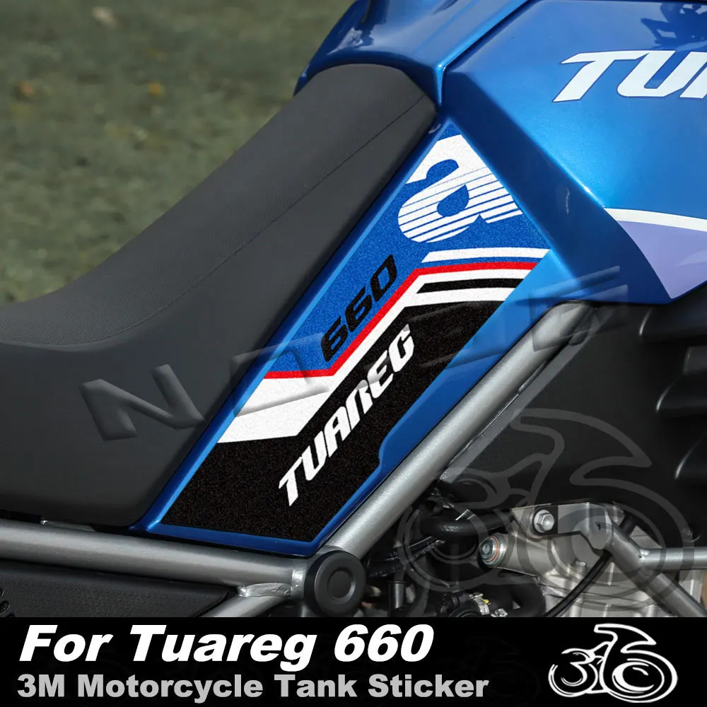 Motorcycle Fuel Tank Pad Sticker Motocross Knee Grip Protection Decals For Aprilia Tuareg 660 Tuareg660 2022-2025 2024 2023