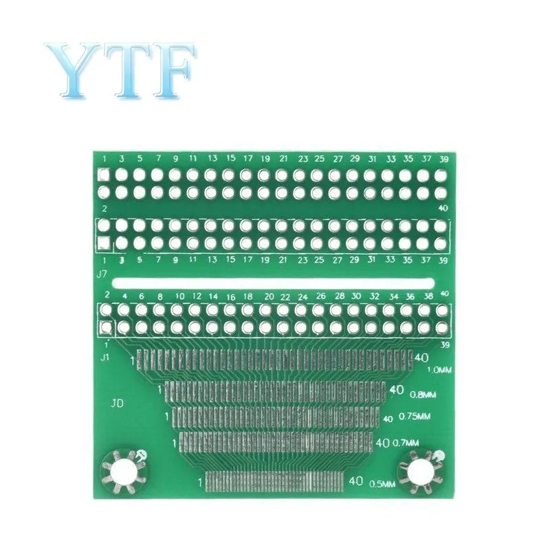 5 teile/los 40pin Multifunktion adapter platte Test platine Universal Board Gong Trog Board Abstand 0,5-1,0mm