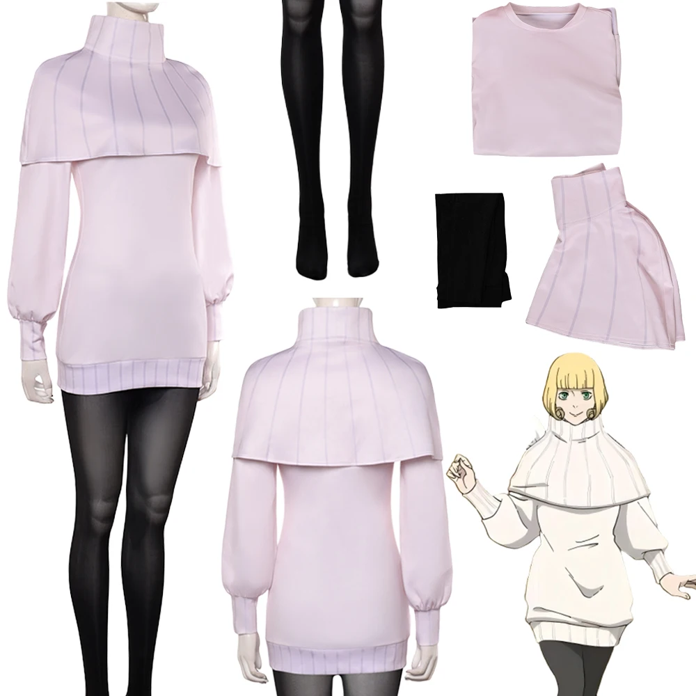 Fantasia Anime Jujutsu Of Kaisen Hana Kurusu Cosplay Clothing Women Disfraz Costume Female Halloween Carnival Party Clothes
