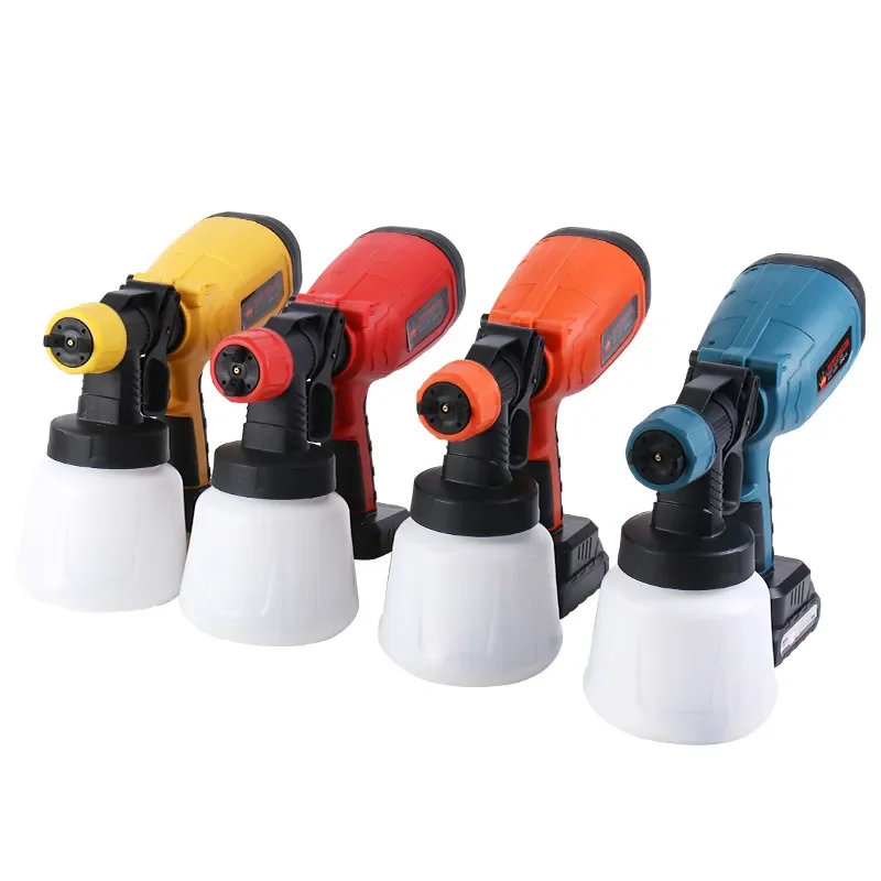 Lithium Battery Spray Gun Electric High Pressure Portable Latex Paint Paint Spray Gun Electric Spray Gun