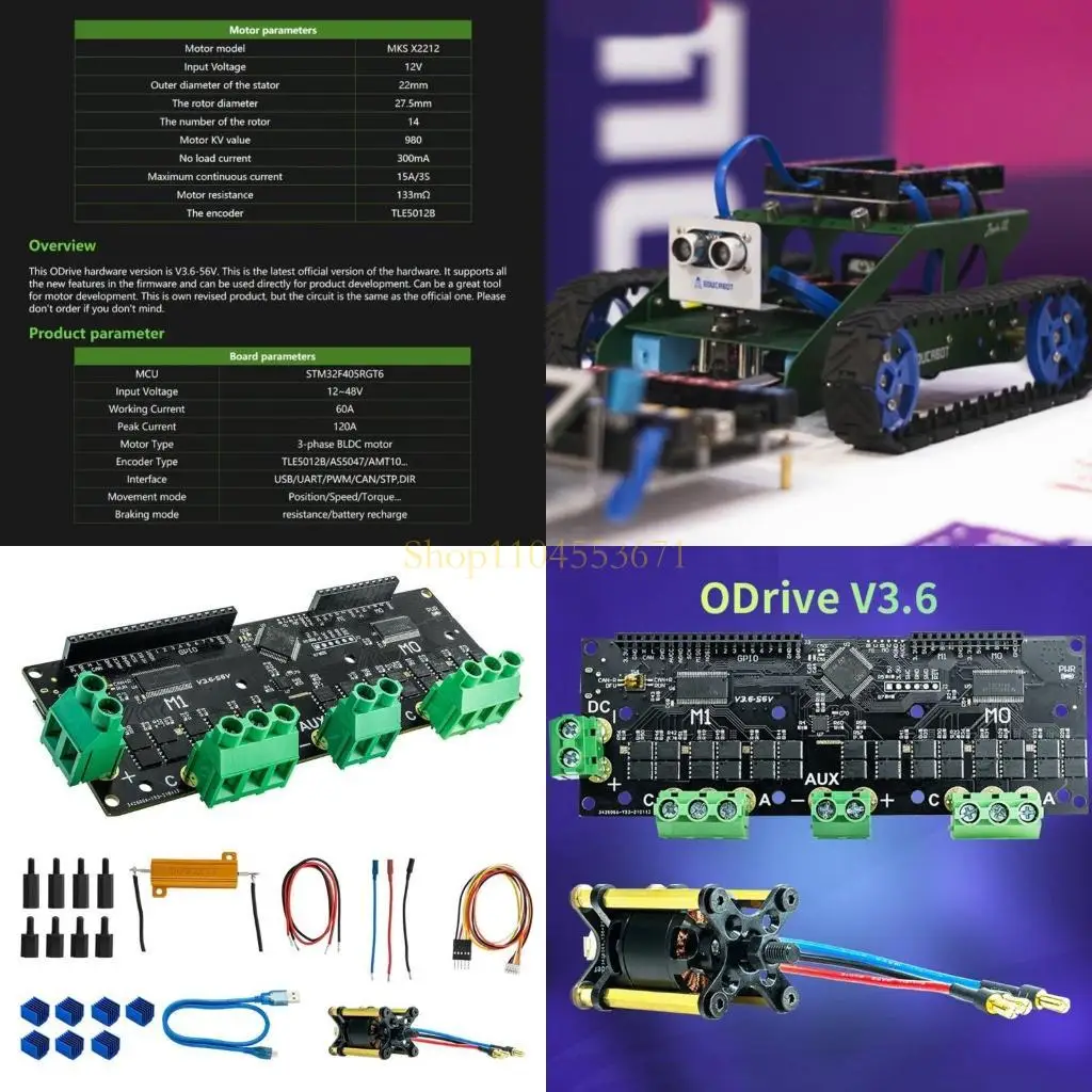 

Бестселлер FOC BLDC Servo Double Motor Controller High Power Development
