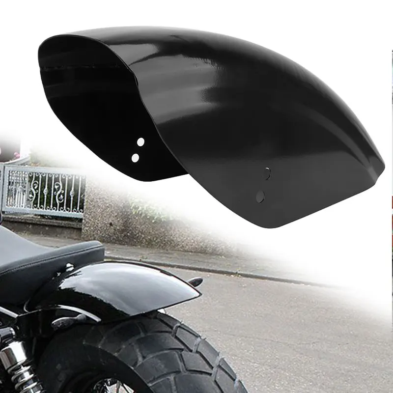 Motorcycle Short Flat Rear Fender Mudguard ABS Plastics For Harley Bobber Cafe Racer Chopper Honda Yamaha Suzuki Universal