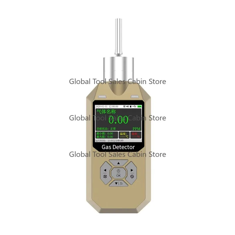 Portable Pump Suction Carbon Monoxide  Detector with 0-10000ppm Range IP65 Protection Sound Alarm