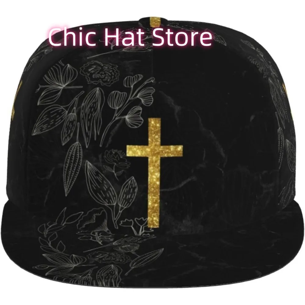 Jesus Cross Baseball Cap Christian Hats Adjustable Trucker Hat Outdoor Sun Cap for Men Women Dad Hat 1