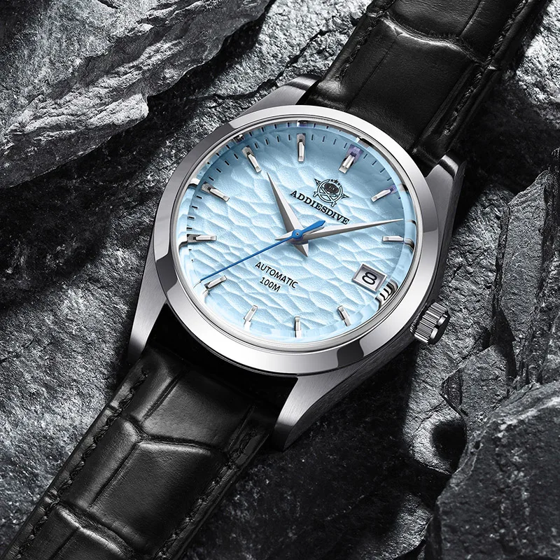ADDIESDIVE AD2118 Watches Men Luxury NH35 Sapphire Automatic Mechanical Watch Stainless Steel 10ATM Waterproof Men's Wristwatch
