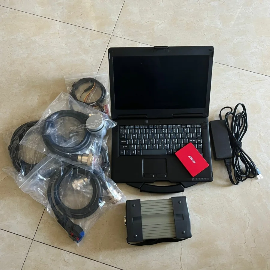 

Диагностический мультиплексор Mb Star C3 SD Connect 3 для старых автомобилей, полный комплект кабелей, SSD 256 ГБ, HHTwin CF53 I5 для Mercedes 12В/24В