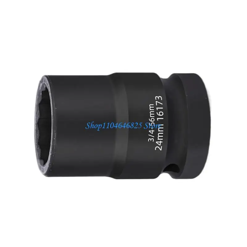 

Compact and Portable 3/4Inch Drive 12 Point Impact Socket for Efficient Auto Repair and Maintenance Tasks Easy Removal