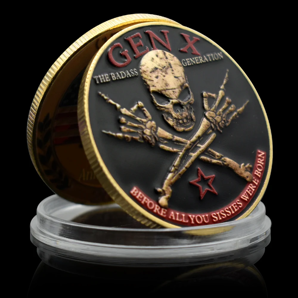Koin Logam Tengkorak Generasi - Vintage Collectible Coins ulasan dan harga