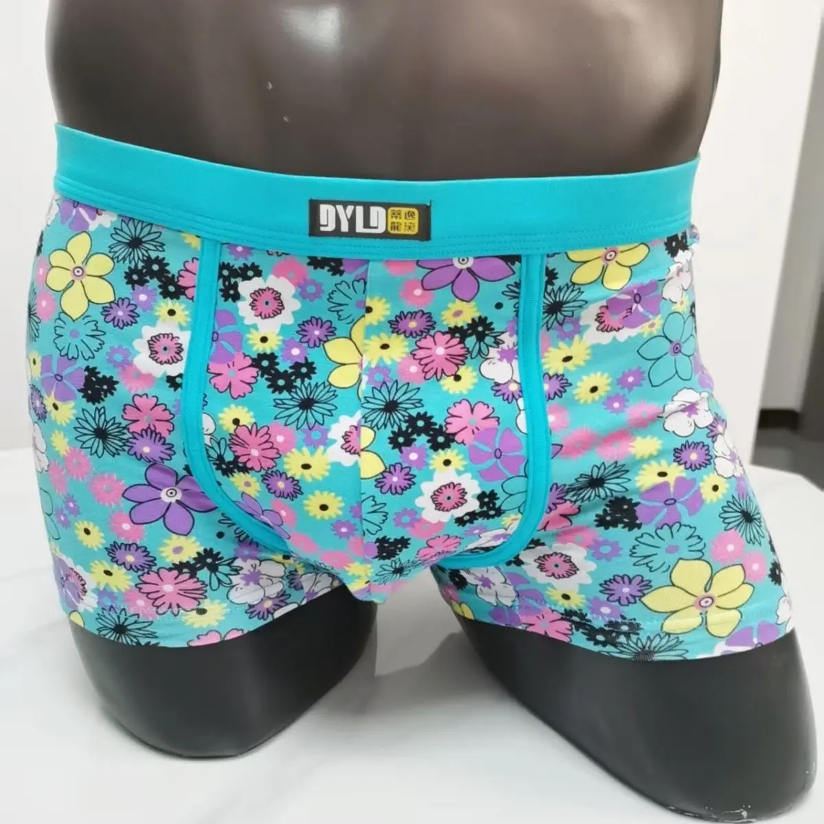 

3 шт. в упаковке. Мужские трусы с цветочным принтом BF Stylish Harajuku.