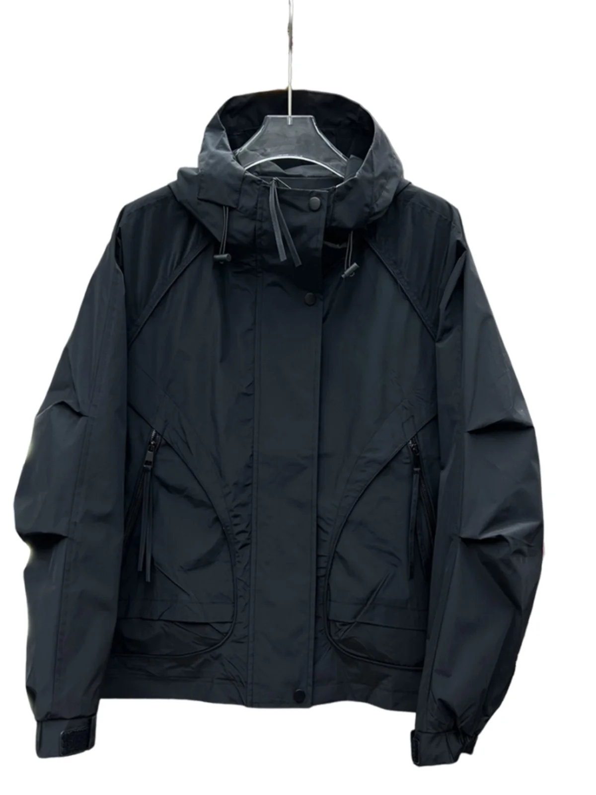 

Casual Men's Spring Autumn Jaet 2024 New Trendy Brand Versatile Casual Haome Bla Samurai Hooded Workwear Jaet