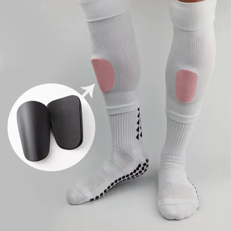 1 Pairs Mini Football Shin Pad PU Wear-resistant Shock Absorbing Leg Protector Lightweight Portable Soccer Training Shank Board