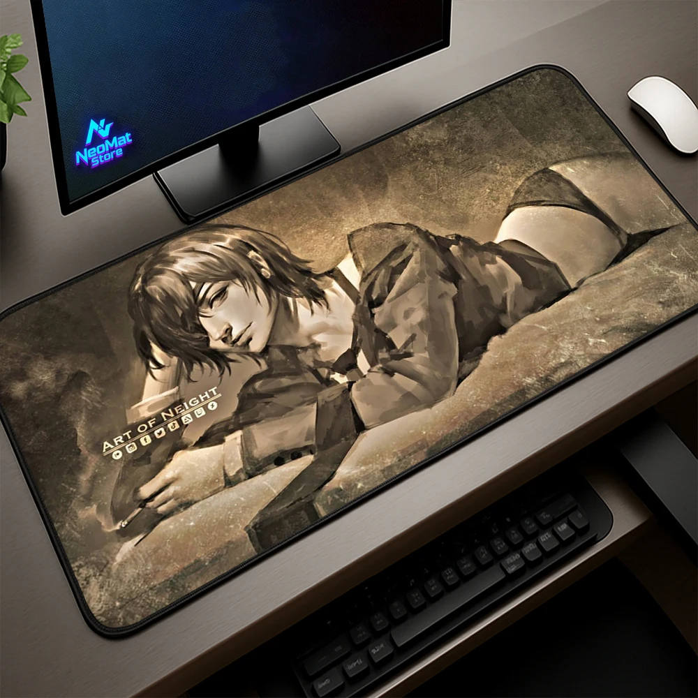 Himeno Chain Saw Mouse Pads Sexy Girl Pc Mat Large Carpet Gaming Desk Mousepad Playmat Extended Pad Desktop Accessories 1200mm
