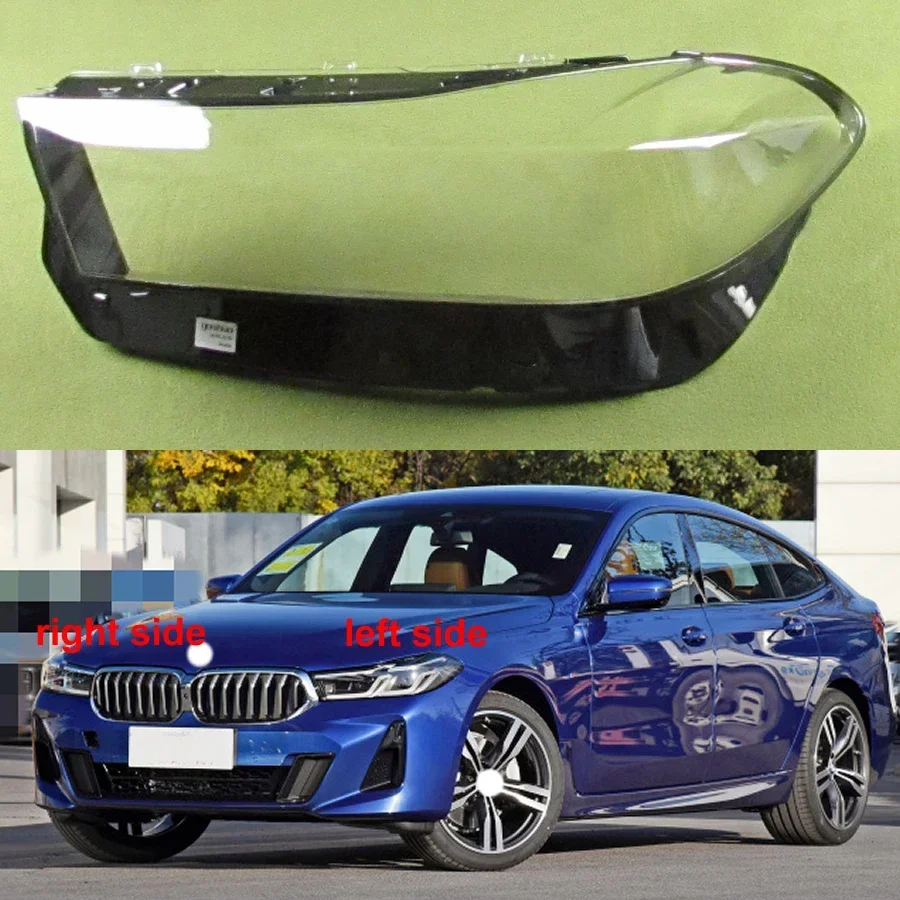 

For BMW 6 Series GT 6GT G32 2021 2022 Headlight Cover Shade Headlamp Shell Transparent Lampshade Case Lens Plexiglass