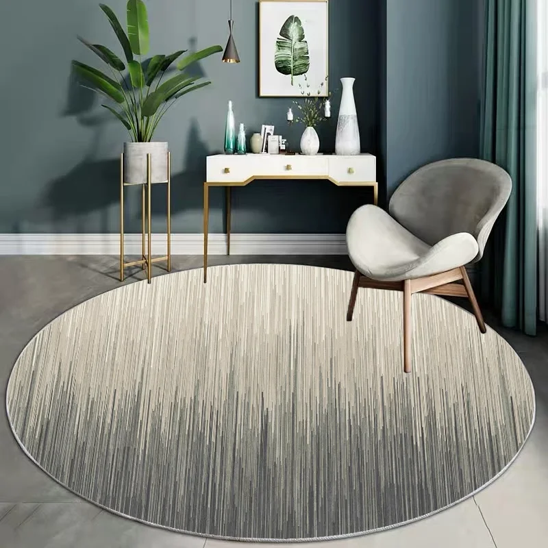Round  Carpet – Soft Rug for Room, Bedroom & Bedside, Modern Minimalist Floor Mat Home Decor