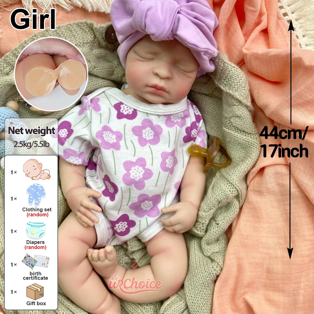 Gerçekçi 17 inç Tam Silikon Ye - Reborn Baby Doll Silicone Realistic incelemesi ve fiyatı