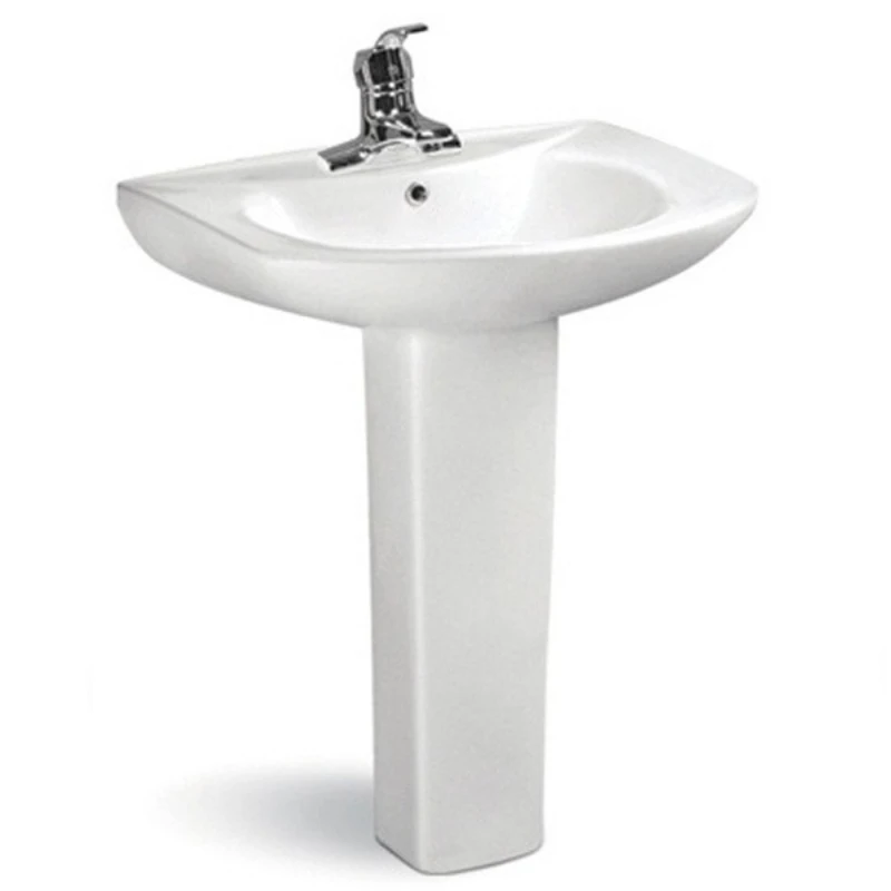 Ceramic wash basin Column basin Hotel household toilet Bathroom basin