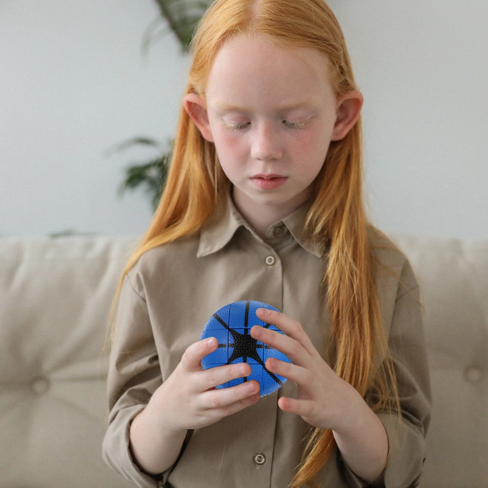 Creative Basketball Puzzle Cube Fine Craftsmanship Stress Relief For Kids Educational Play Parent-Child Interaction Puzzle Ball