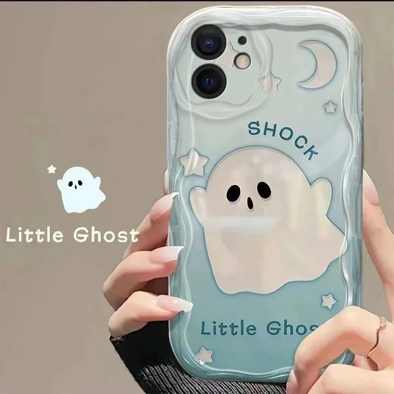 Angel Ghost Cute TPU Case For Honor X8 X7 X8A X7A X6 X6S X6A X7B X8B X9B X9 9X Honor 20 50 70 90 Lite Magic 4 6 Lite Case Cover