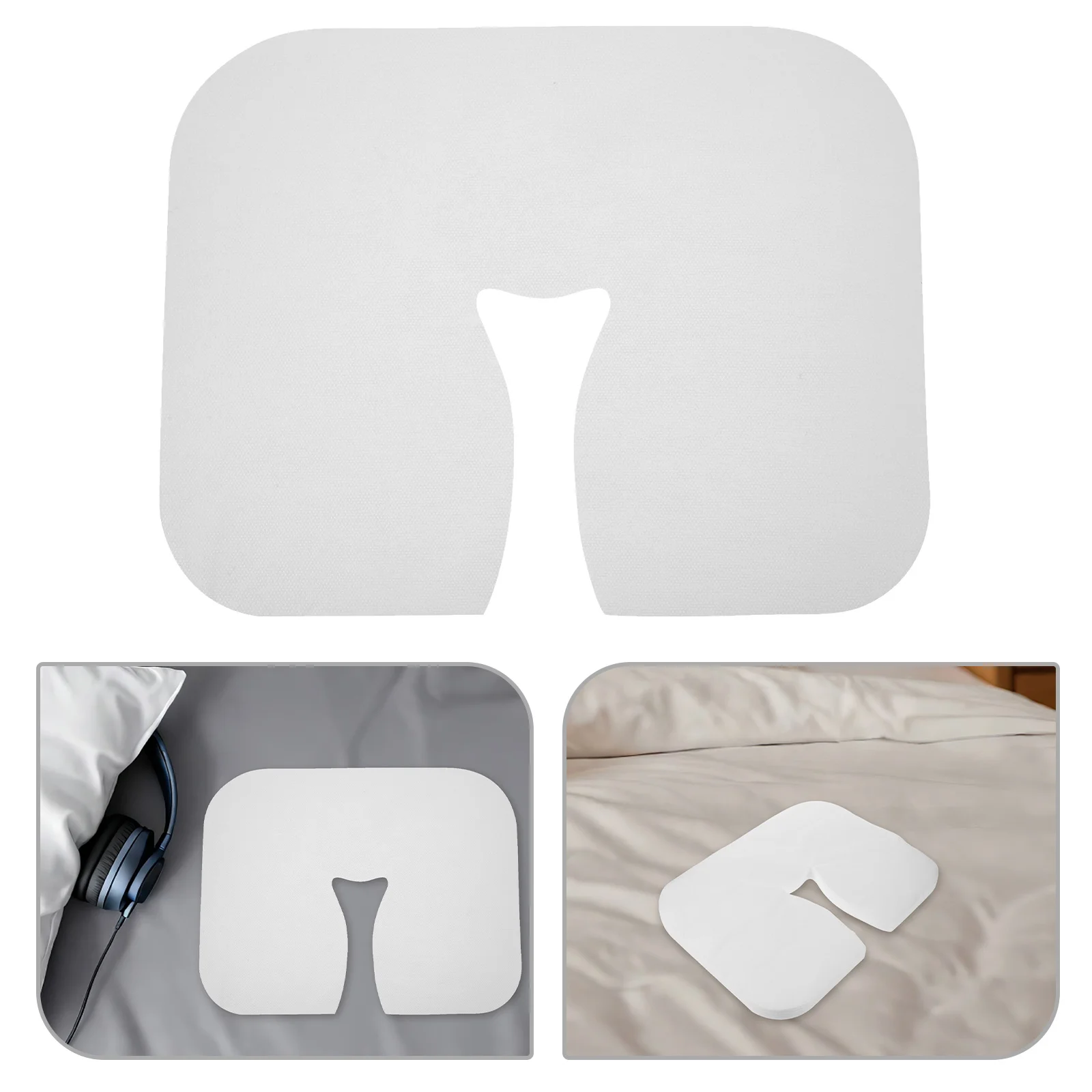 600 قطعة من أغطية مسند الرأس القابل للتصرف غير المنسوجة وسادة الوجه الحصير لكرسي التدليك وصالون تجميل الوجه العلاج المحمول #4