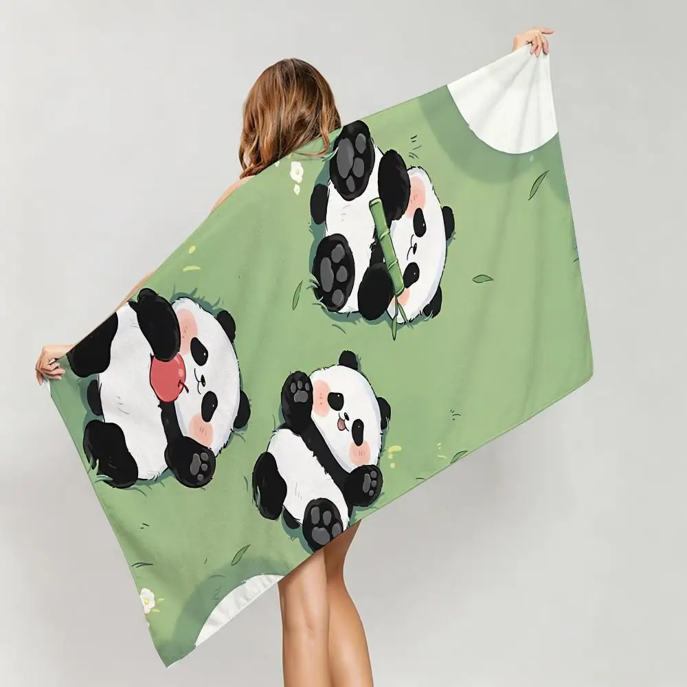 Cute-pandaS Towel Five-Star Hotel Quality Eco-Friendly Ultra Soft Thick Towels & Beach Towels