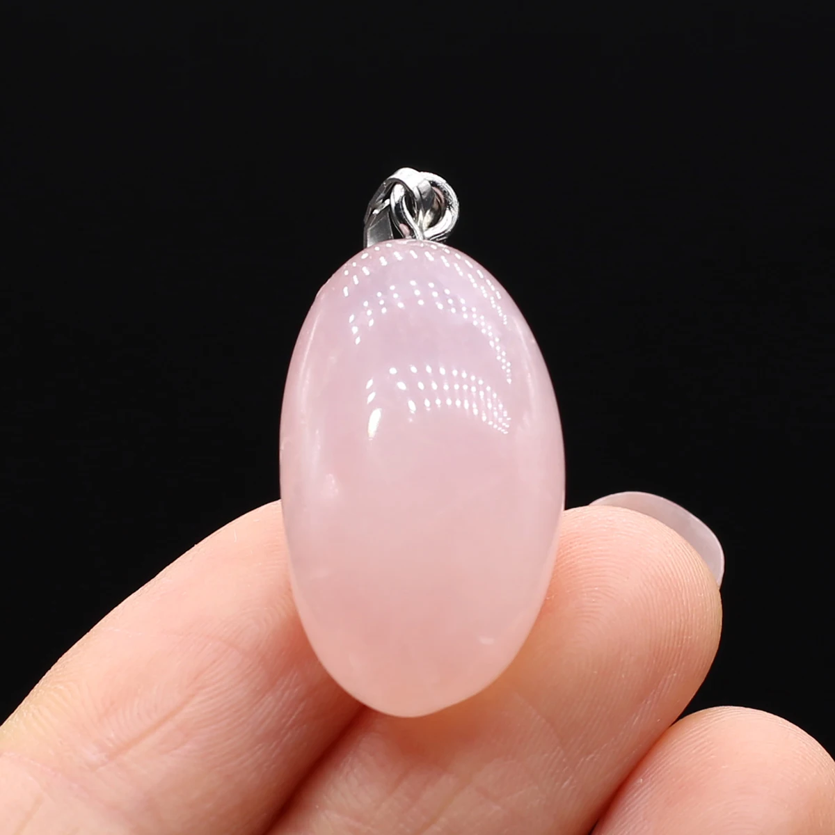 Natural Semi-precious Stone Pendant Irregular Cherry Blossom Agate for DIY Jewelry Making Necklace Size15x20-18x25