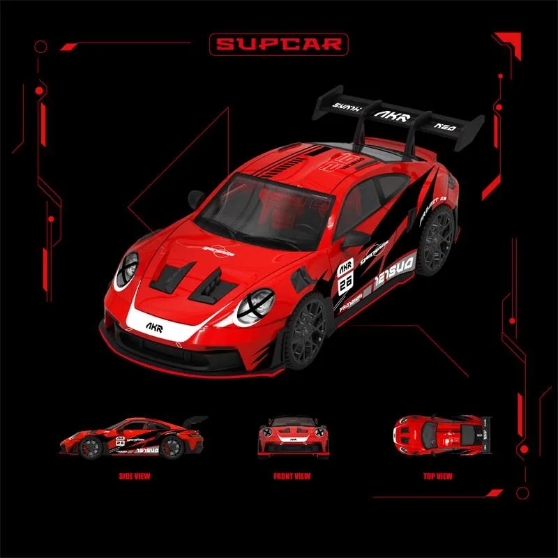 (Pre-Order) 1:64 GT3 RS Akira Red Diecast Collector's Vehicle Model Car