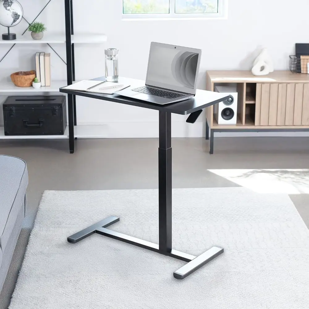 Adjustable Height 32x16 Inch Laptop Desk for Sofa, Couch, or Recliner, Black