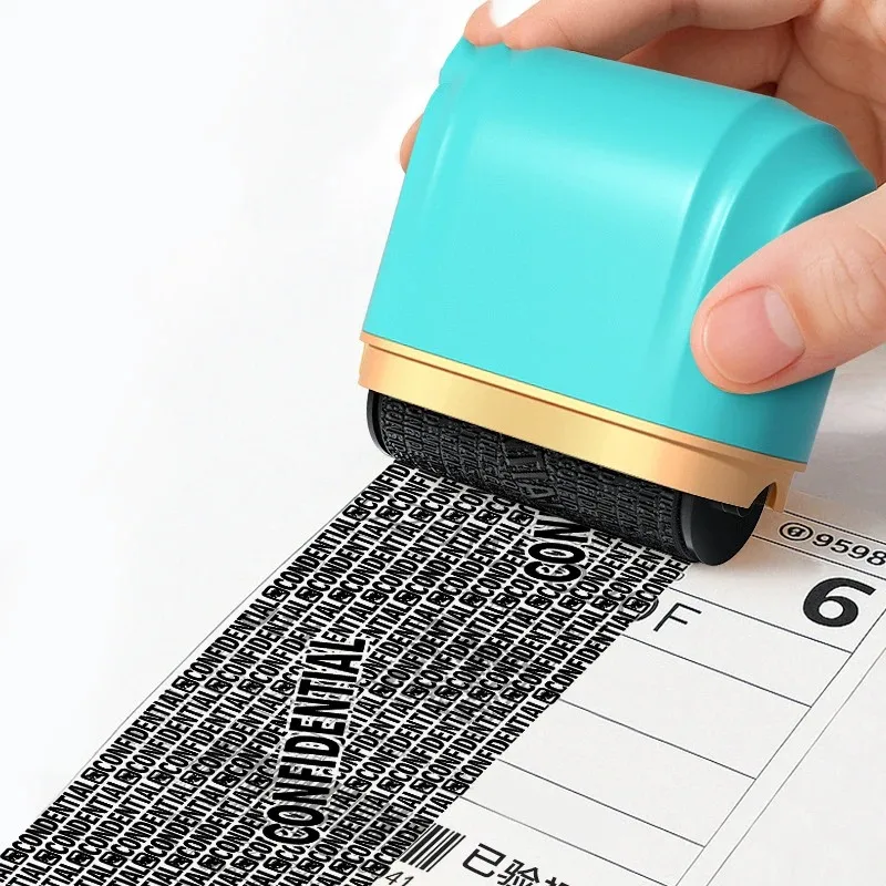 Caneta de Tinta Original para Selo de Privacidade Tipo Rolo, Anti-vazamento e Ocultação de Informações