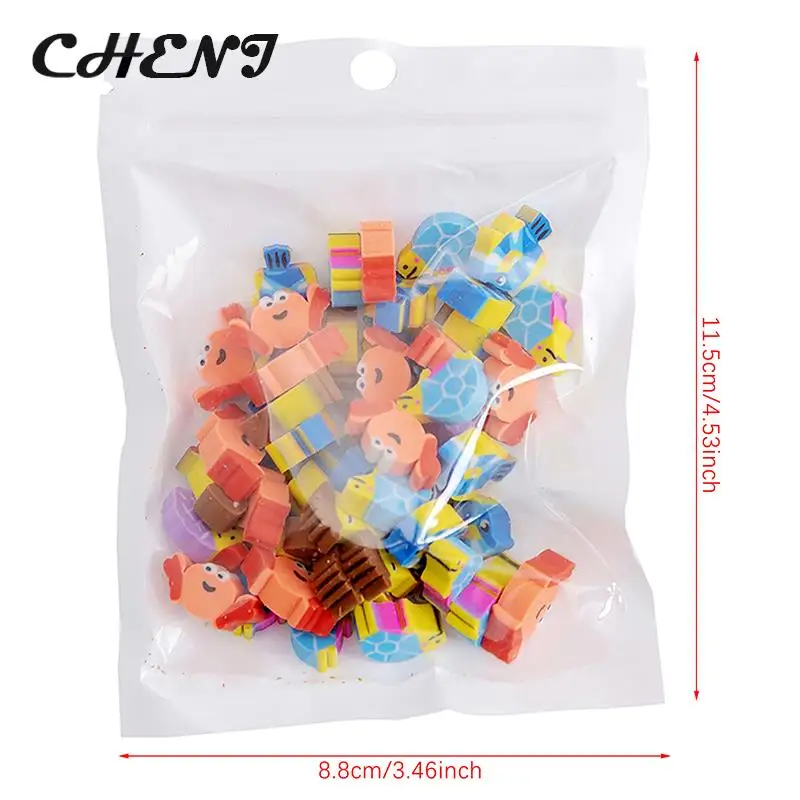 50 шт./упаковка, милые ластики