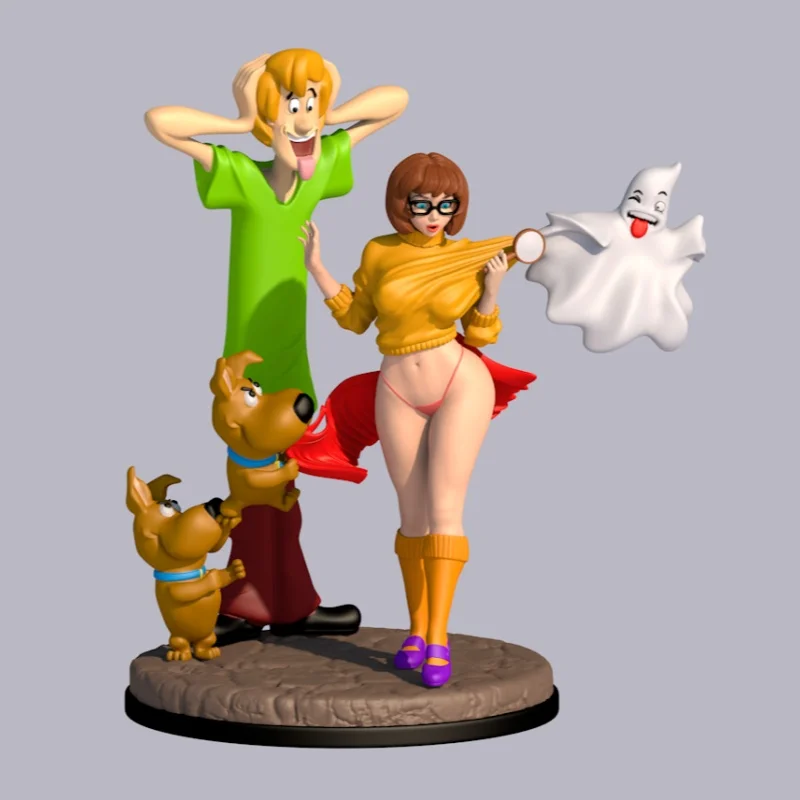

1/24 Scale Velma and her companions Full Resin Figure Model Kit Unpainted toys