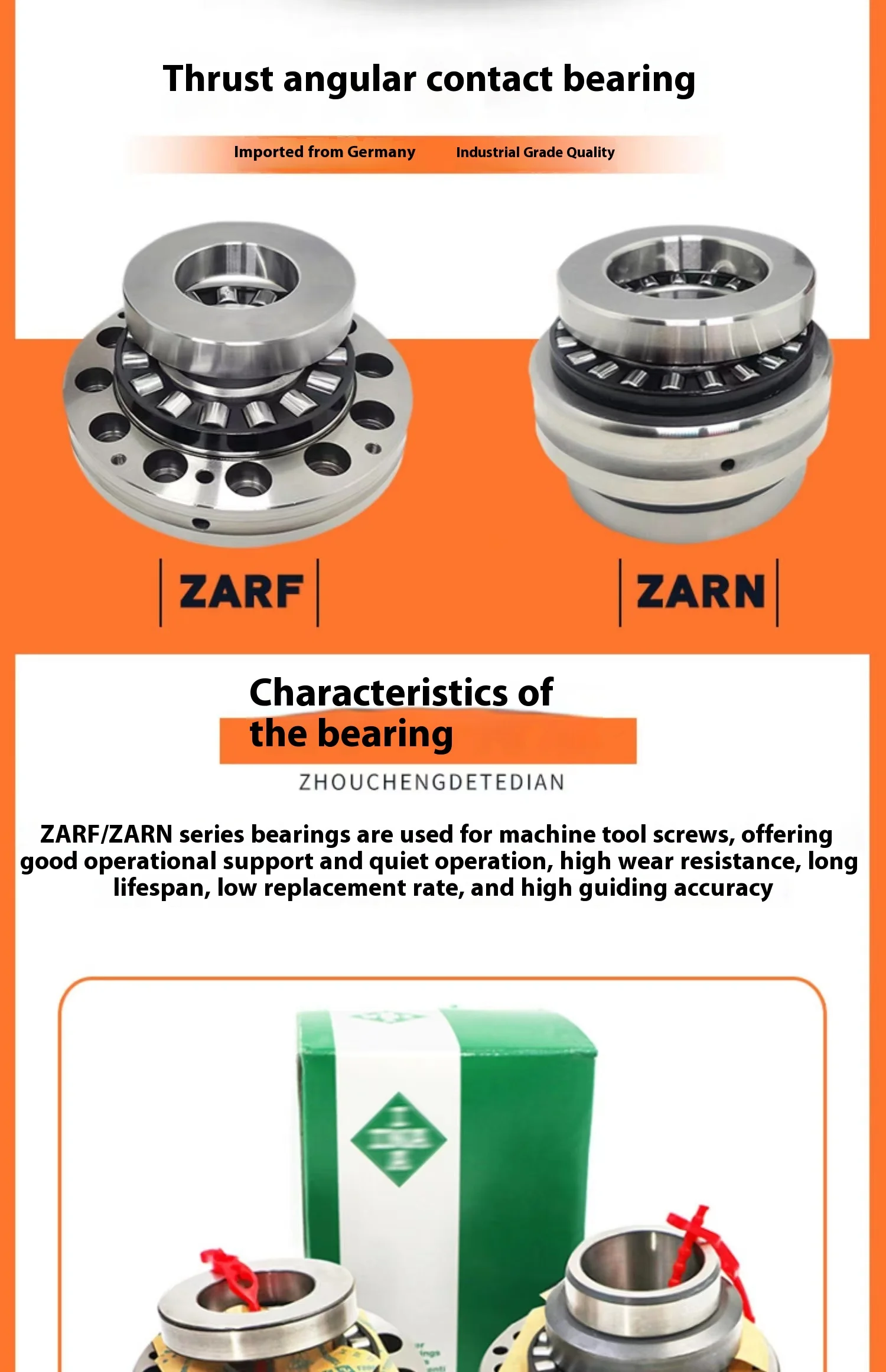 Original high-quality INA imported bearings ZARN 3570, 3585, 4075, 4090, 3080, 4580, 5090 - L-TV-TN-AL