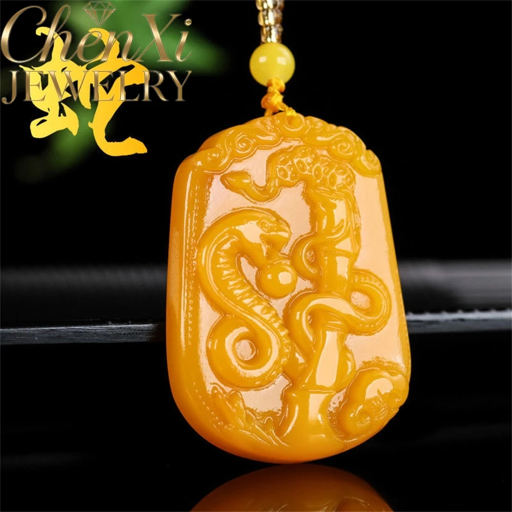 

High-End Hetian Yellow Jade Featuring The Twelve Zodiac Animals Pendant Luxury Quality Fashion Jewelry Exquisite Charms Popular