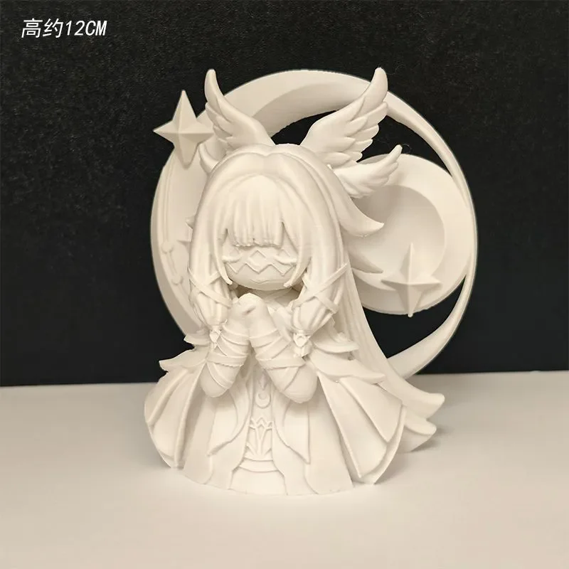 Genshin Impact Columbina Cosplay Anime White Model Stand Posture Ornament Cartoon desktop decoration Ornaments Gift