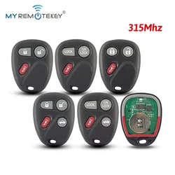 MYREMOTEKEY Keyless Remote Control Car Key Fob 315Mhz 3/4B for GM Chevrolet GMC 1998-2002 Oldsmobile Pontiac 1996-2000