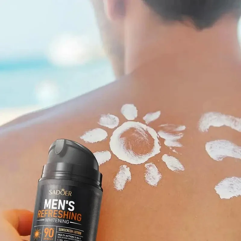 

Men's Sunscreen for Face Neck Body Solar Blocker for Men Protector Solar UV Protection Moisturizing Man Sun Cream