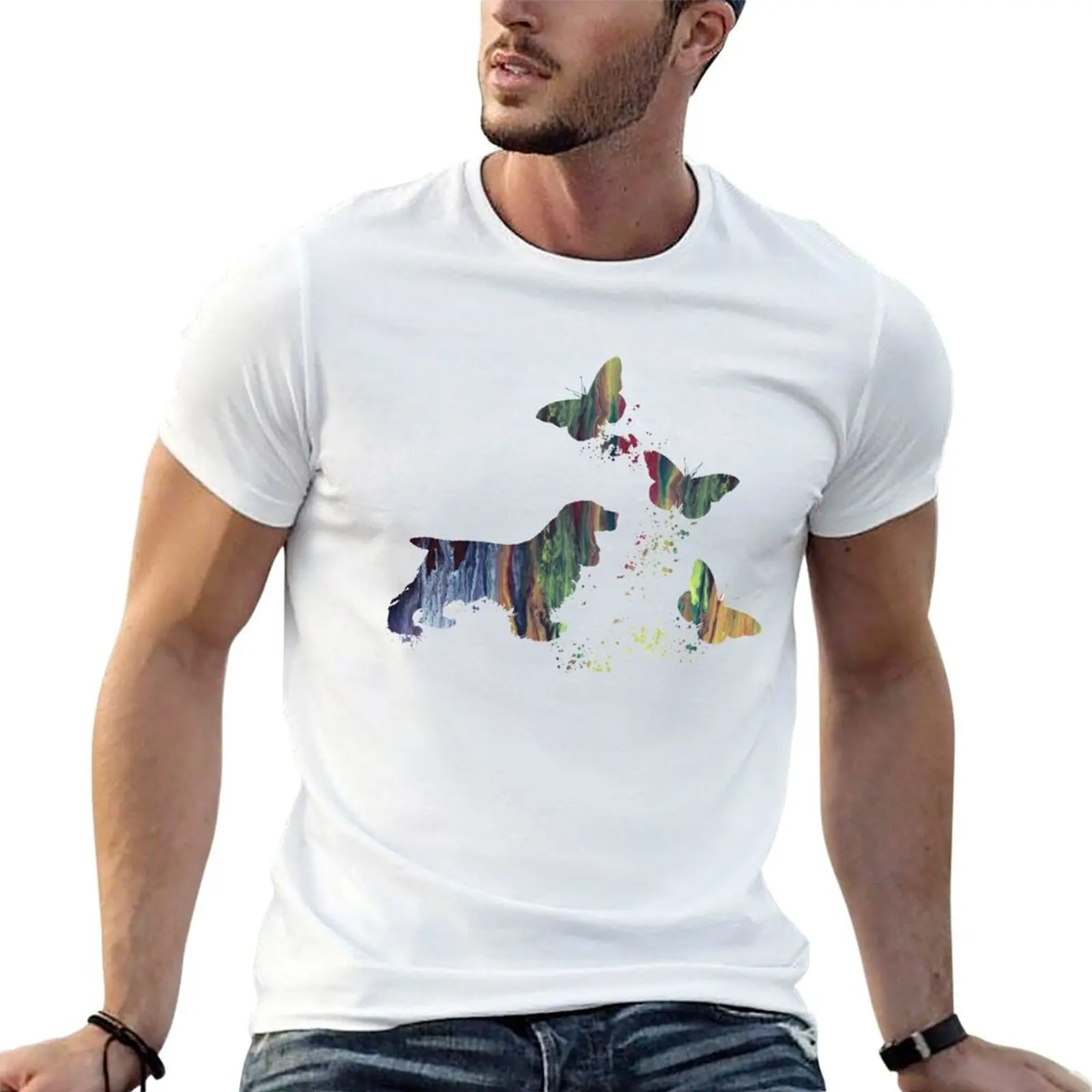 

Cocker Spaniel Art T-Shirt t shirt personalised t shirts for man pack white T-Shirt