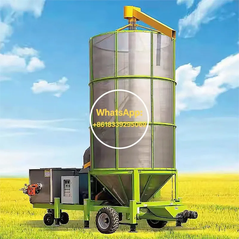 Portable Rice Dryer Machine Biomass Grain Dryer for Seeds-Efficient Mobile Equipment for Wheat Corn & Wheat